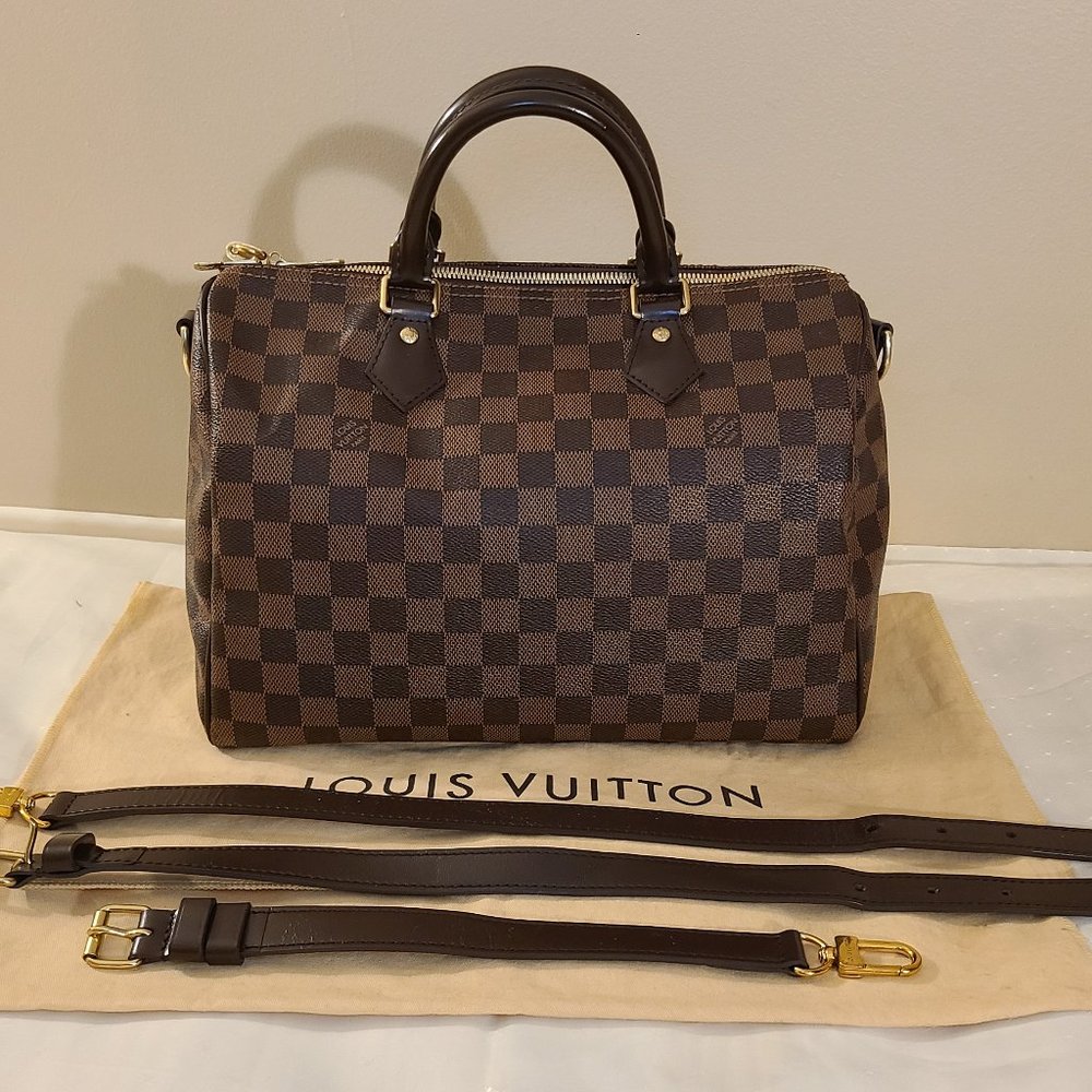 AUTHENTIC LOUIS VUITTON SPEEDY BANDOULIERE 30 BAG